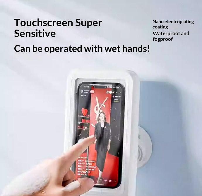 Bathroom Waterproof Phone Box with Bluetooth Speaker