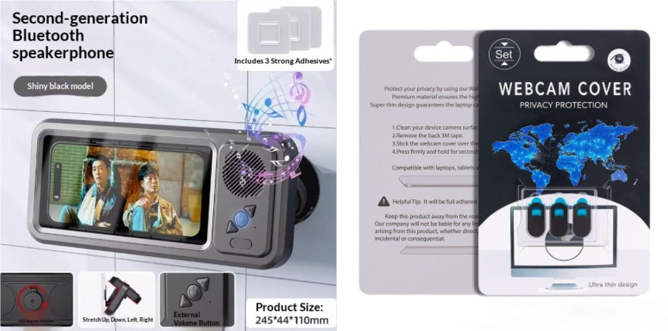 Bathroom Waterproof Phone Box with Bluetooth Speaker