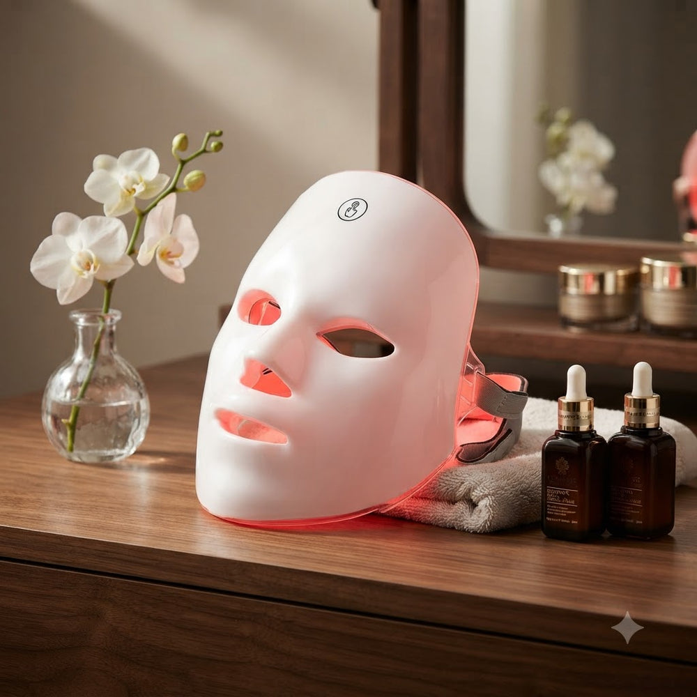 Wireless LED Photon Facial Mask Device
